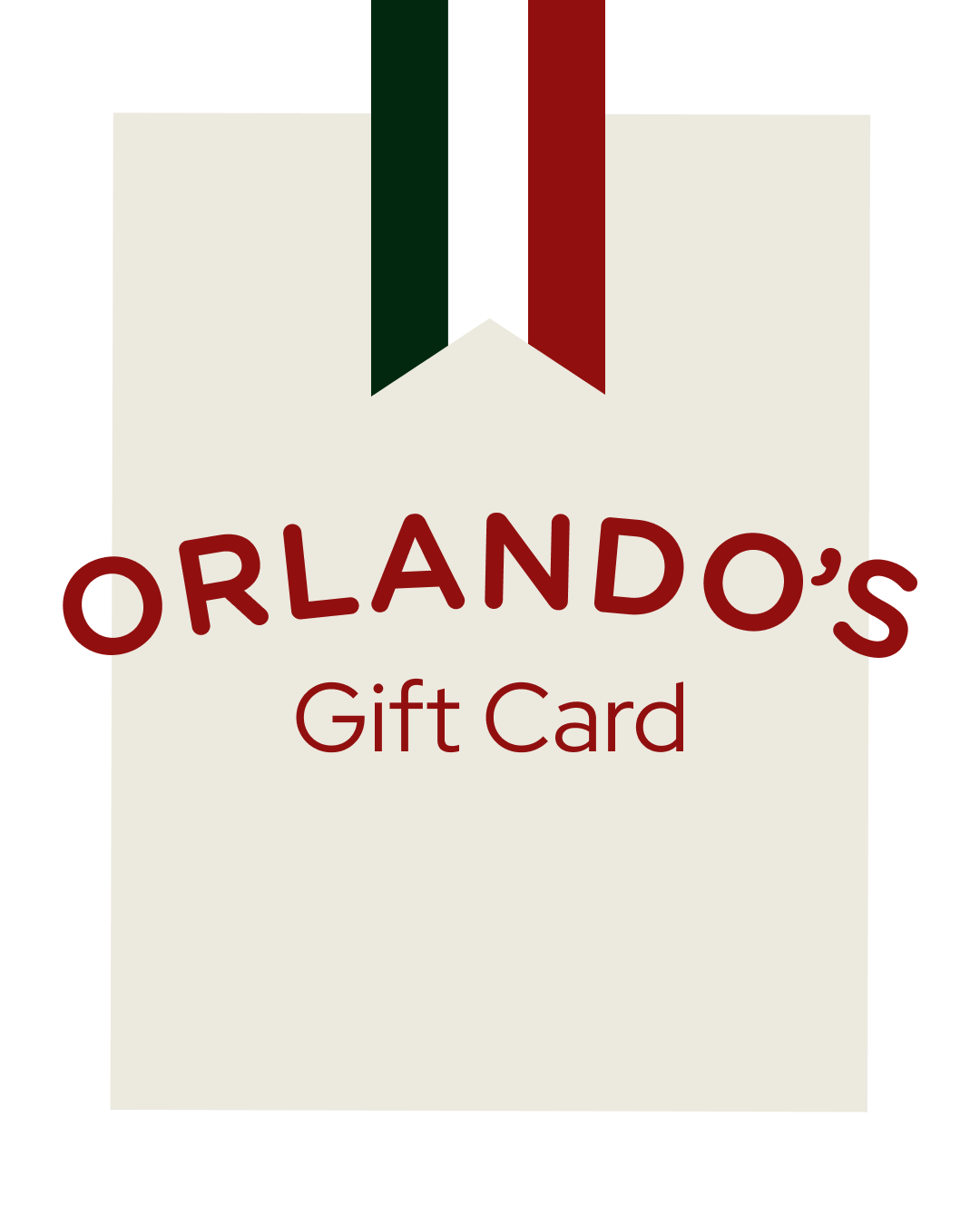 Orlando's Gift Card